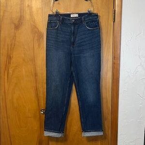 Women’s Abercrombie & Fitch Dark Blue Denim Jeans